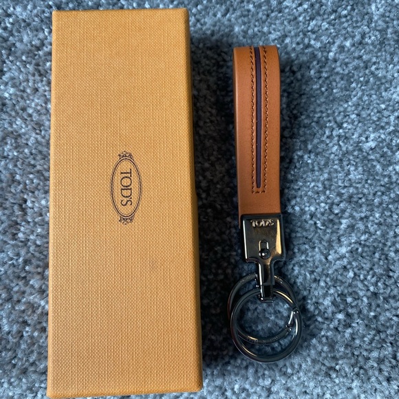 Tod's Accessories New Tods Leather Keychain With Detachable Valet